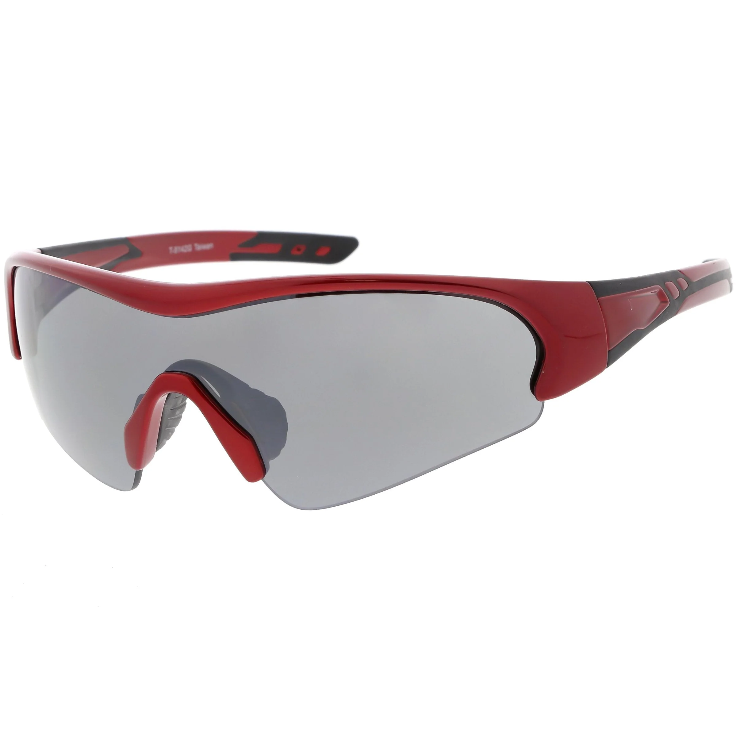 zeroUV TR-90 Performance Wrap Around Half Frame Sunglasses C798 - Image 6