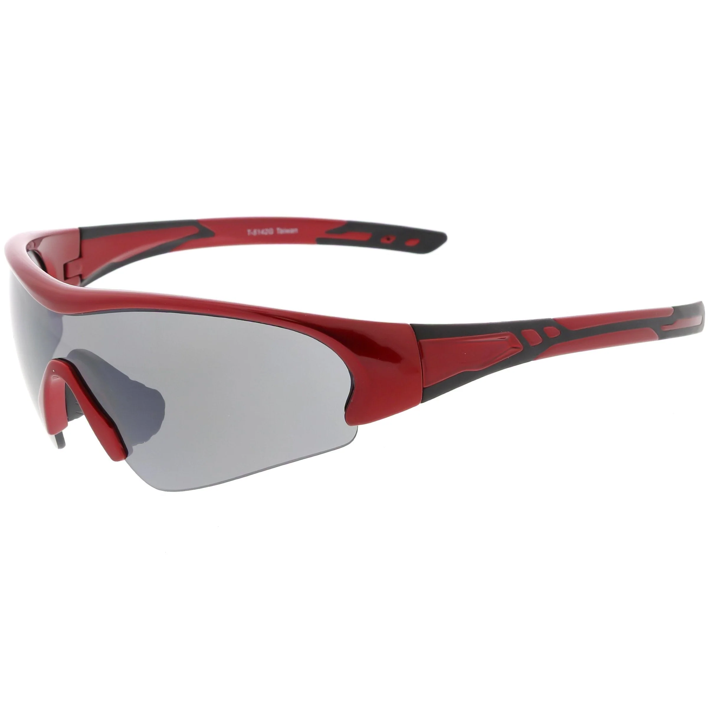 zeroUV TR-90 Performance Wrap Around Half Frame Sunglasses C798 - Image 7