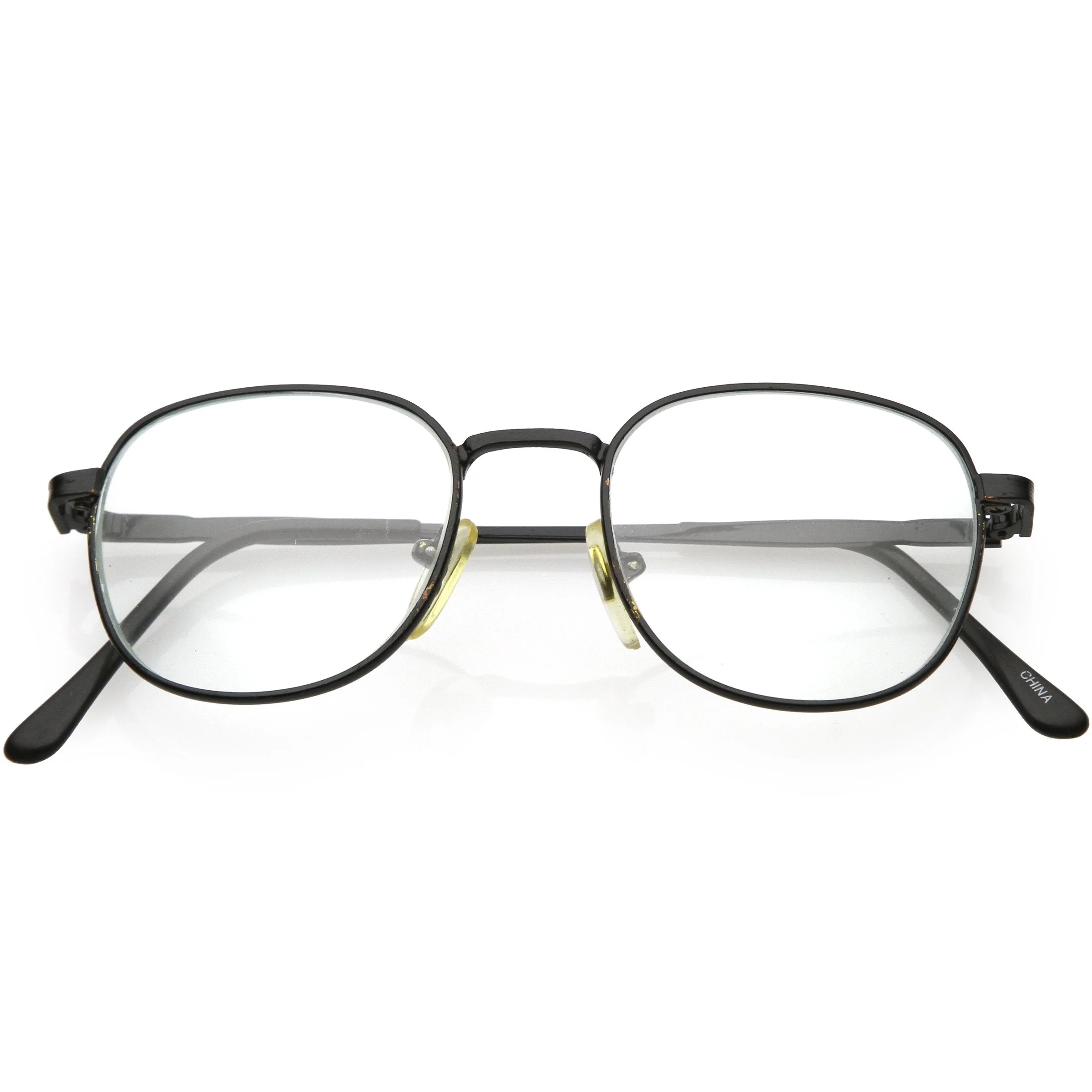 zeroUV True Vintage Dapper Square Clear Lens Glasses C718 - Image 11