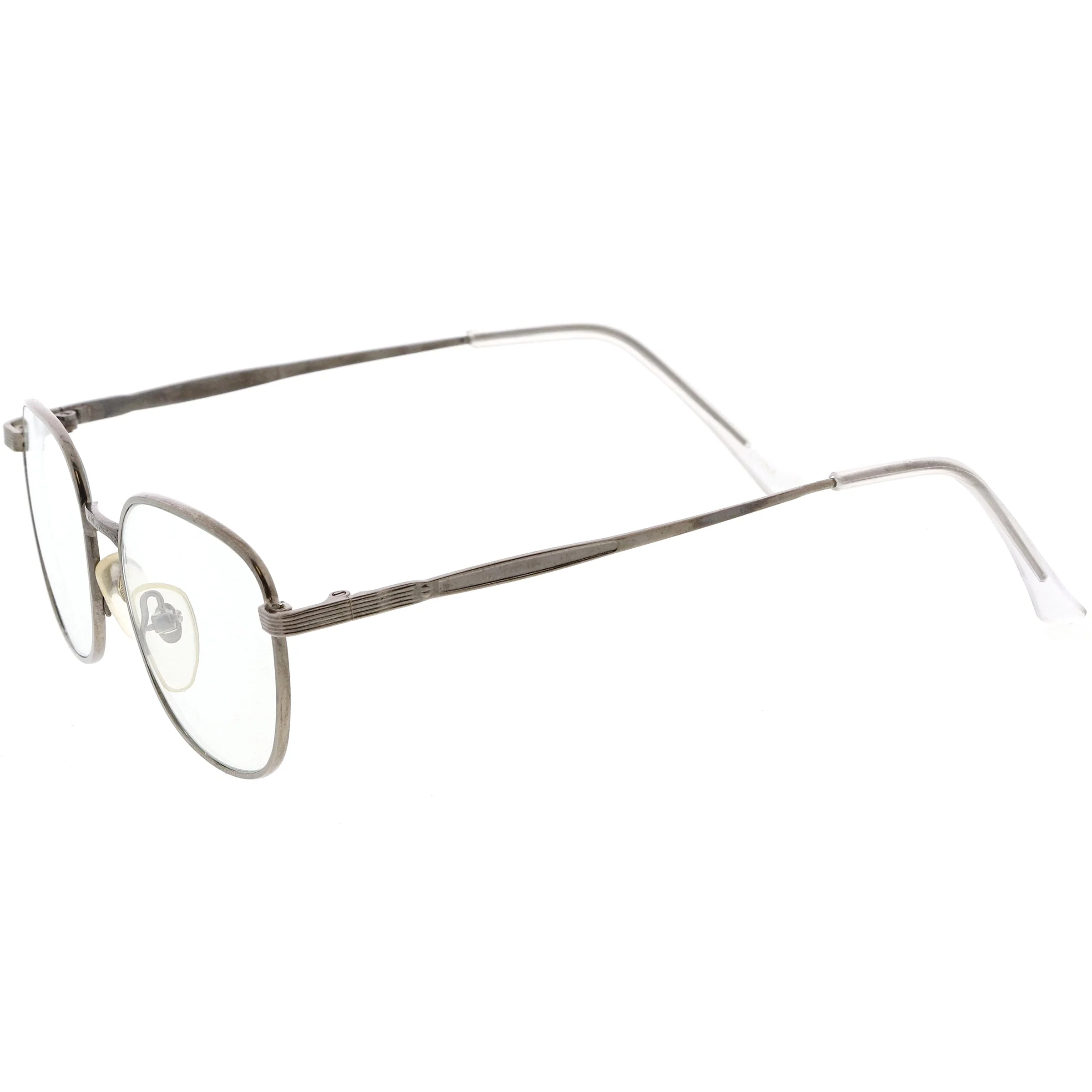 zeroUV True Vintage Dapper Square Clear Lens Glasses C718 - Image 17