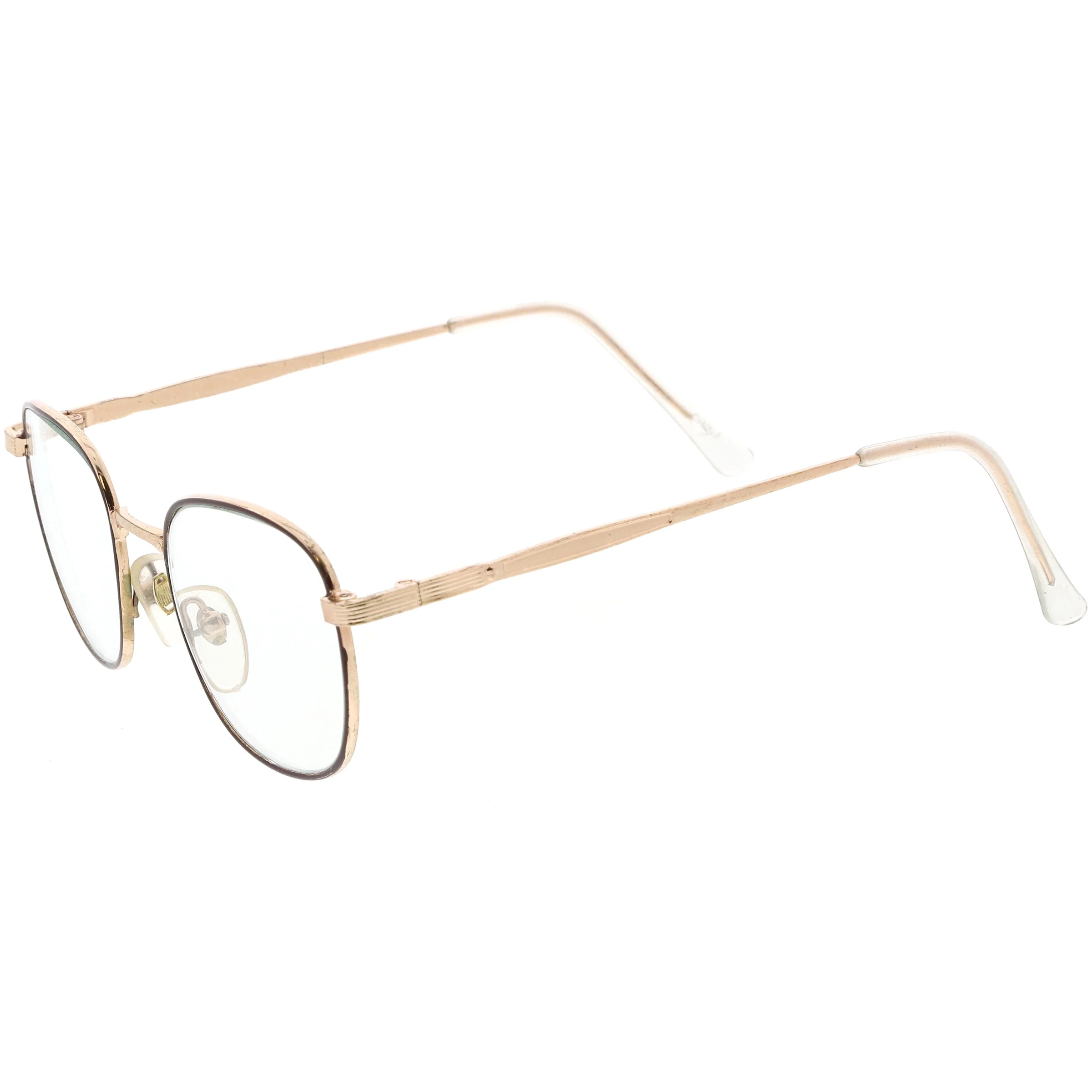 zeroUV True Vintage Dapper Square Clear Lens Glasses C718 - Image 9