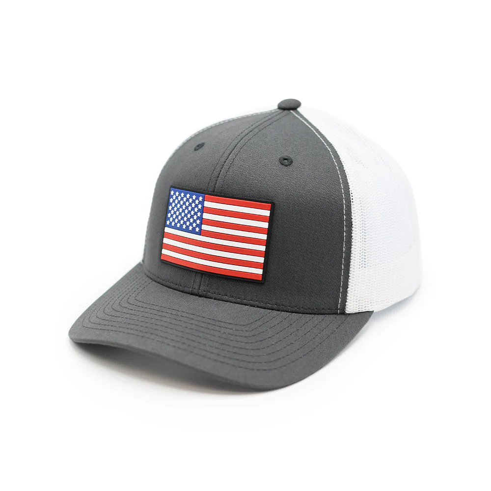 Shield Republic USA Flag PVC Patch Hat - Image 2