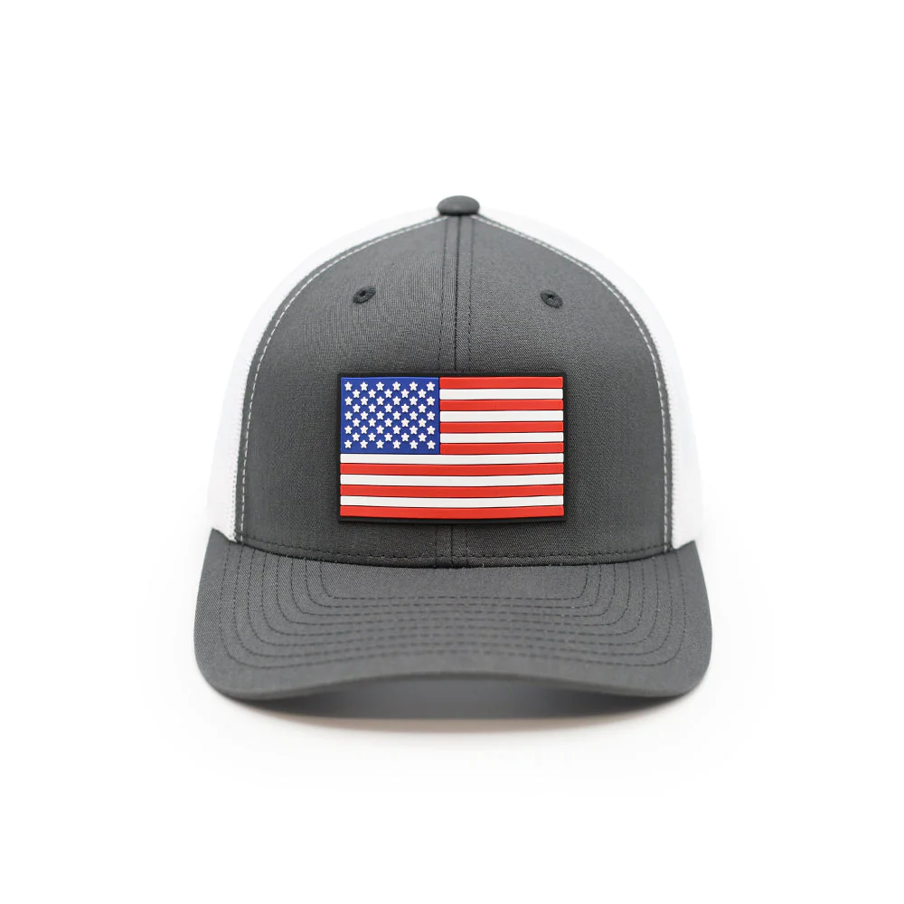 Shield Republic USA Flag PVC Patch Hat - Image 3