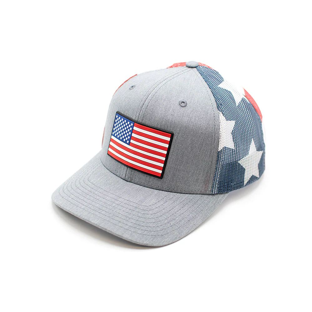 Shield Republic USA Flag PVC Patch Hat - Image 4