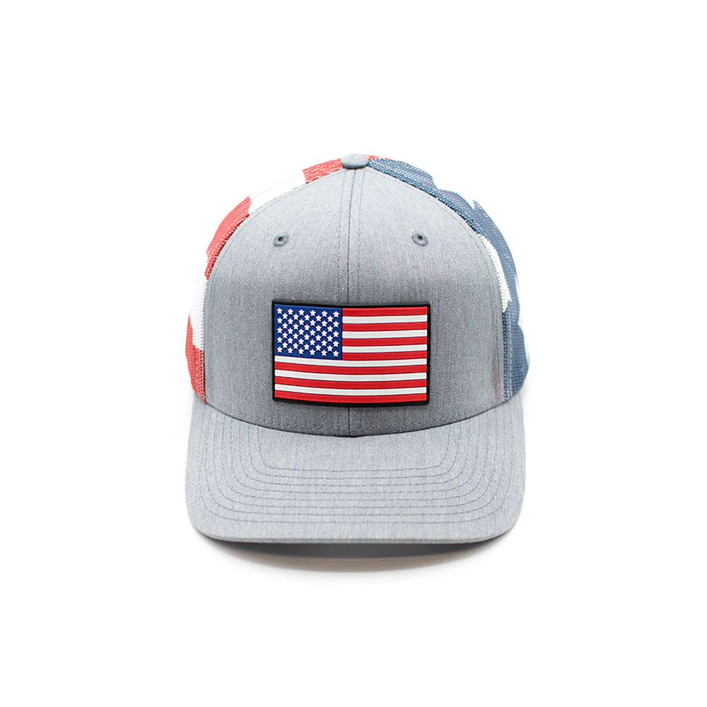 Shield Republic USA Flag PVC Patch Hat - Image 5