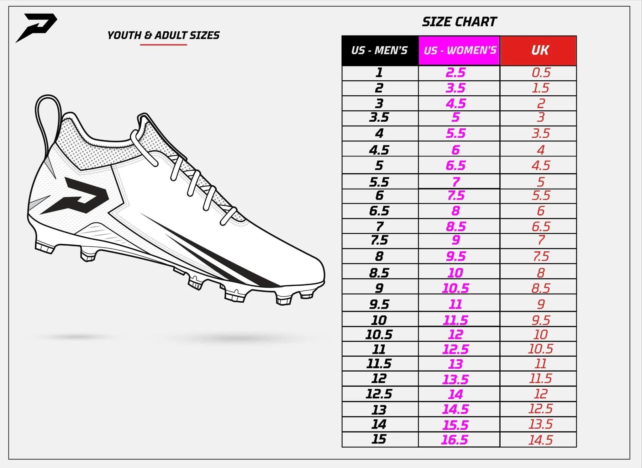 Phenom Elite Warhawk Football Cleats Quantum Speed 2.0 by Phenom Elite - Image 10