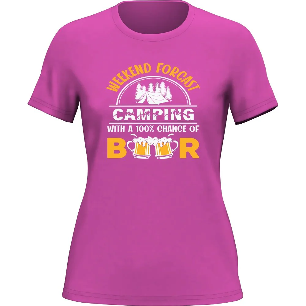 Outdoorzees Weekend Forecast T-Shirt for Women - Image 2