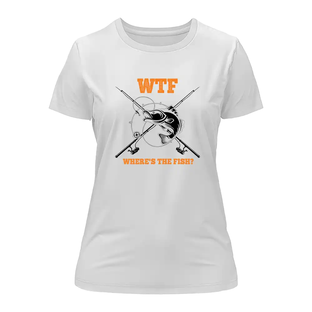 Outdoorzees WTF Where's The Fish T-Shirt for Women