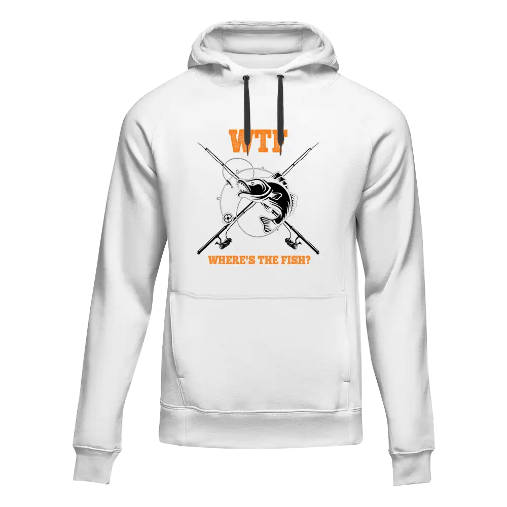 Outdoorzees WTF Where's The Fish Unisex Hoodie - Image 3