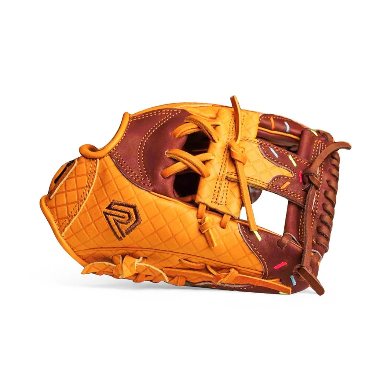 Resilient SFBL Youth Ball Glove - Ice Cream glove (Chocolate with Sprinkles)