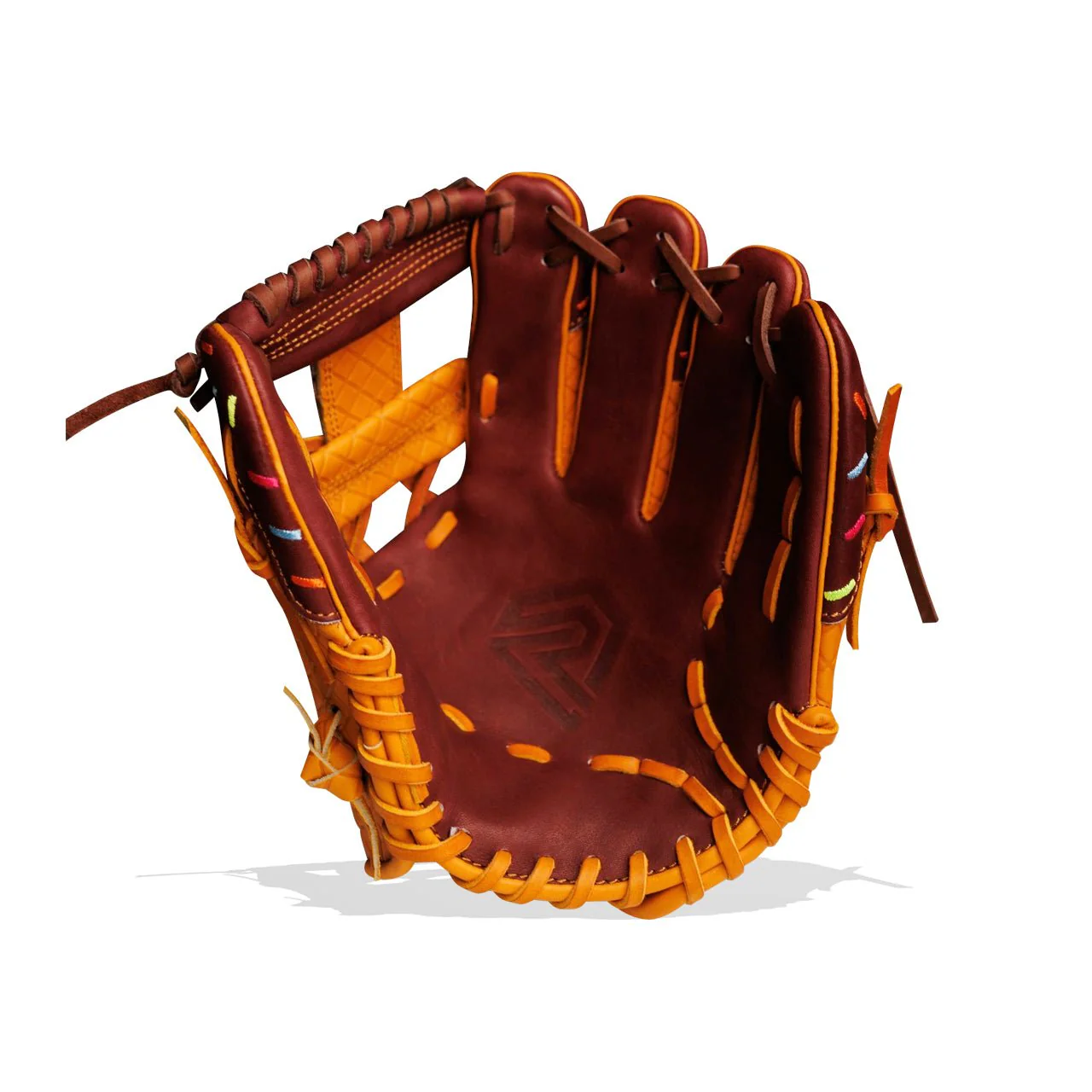 Resilient SFBL Youth Ball Glove - Ice Cream glove (Chocolate with Sprinkles) - Image 3