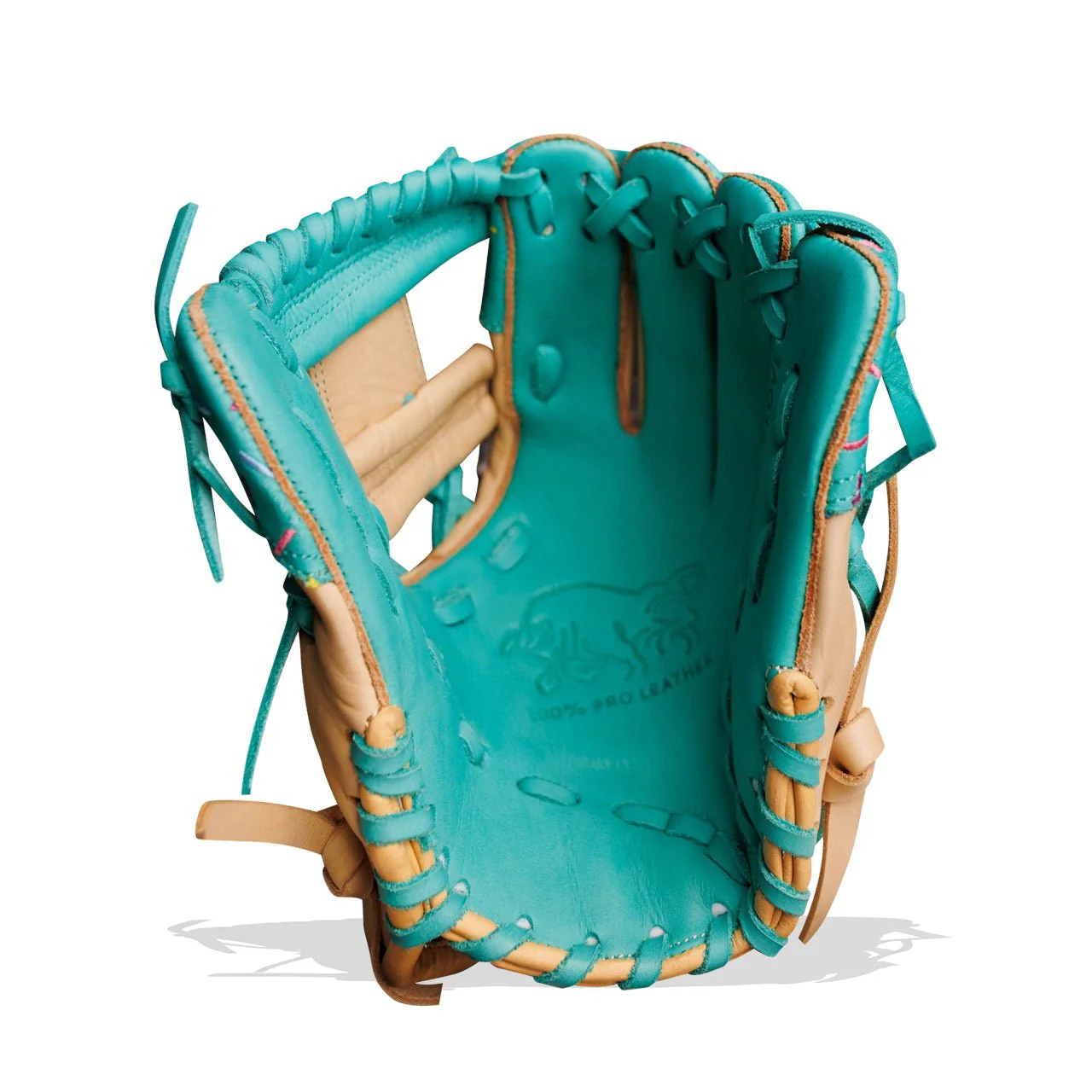Resilient SFBL Youth Ball Glove - Ice Cream Glove (Mint Drip) - Image 3
